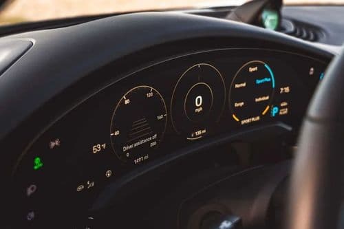 Porsche Taycan Cross Turismo Tachometer Porsche Taycan Cross Turismo Tachometer