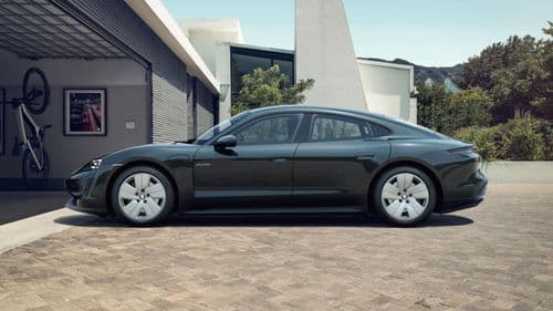 Porsche Taycan Left Side View Porsche Taycan Left Side View