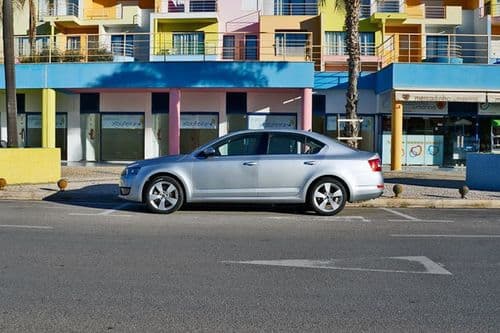 Skoda Octavia Left Side View Skoda Octavia Left Side View