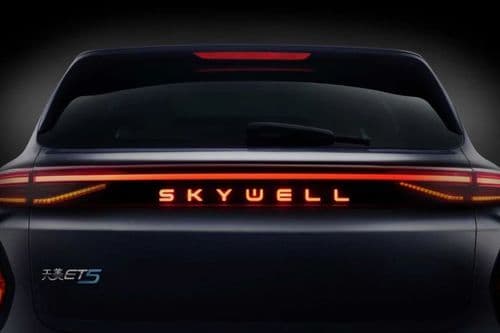 Skywell ET5 Back Side View Skywell ET5 Back Side View