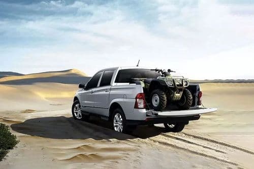 Ssangyong Actyon Sport Rear Left View Ssangyong Actyon Sport Rear Left View