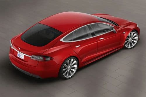 Tesla Model S Right Side View Tesla Model S Right Side View