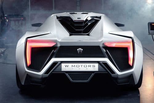 W Motors Lykan Hypersport Rear View W Motors Lykan Hypersport Rear View