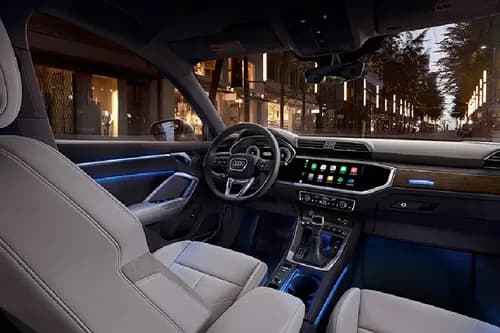 Audi Q3 Sportback 2024 Front Seat View Audi Q3 Sportback 2024 Front Seat View