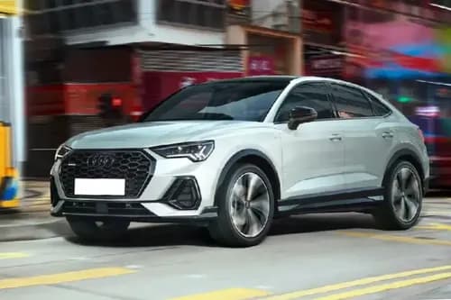 Audi Q3 Sportback 2024 Left Side Front View Audi Q3 Sportback 2024 Left Side Front View