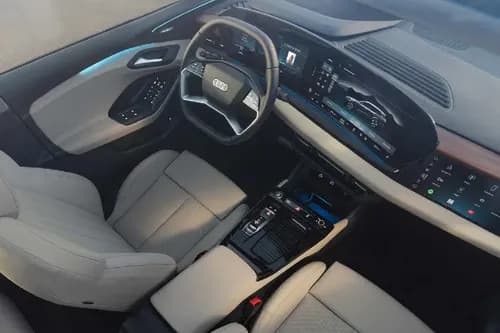 Audi Q6 E- Tron 2024 Front Seat View Audi Q6 E- Tron 2024 Front Seat View