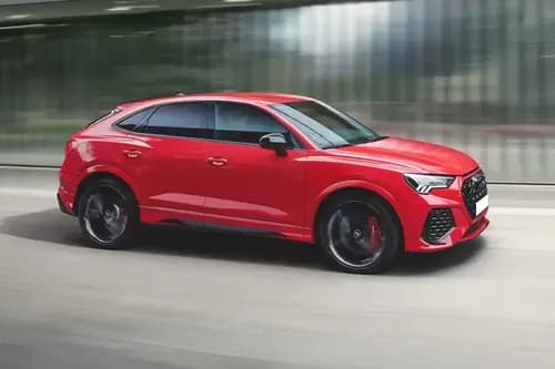 Audi RS Q3 Sportback 2024 Right Side Front View Audi RS Q3 Sportback 2024 Right Side Front View