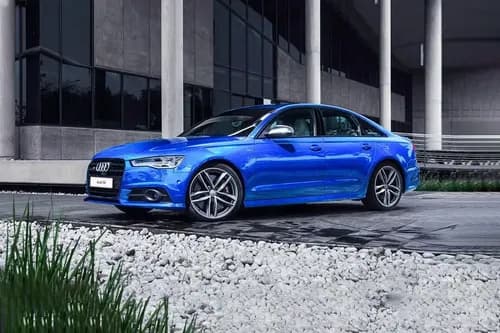 Audi S6 Sedan 2024 Left Side View Audi S6 Sedan 2024 Left Side View