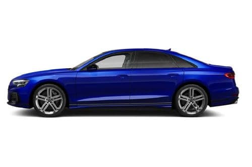 Audi S8 2024 Left Side View Audi S8 2024 Left Side View