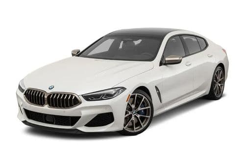 BMW 8 Series Grand Coupe Left Side Front View BMW 8 Series Grand Coupe Left Side Front View