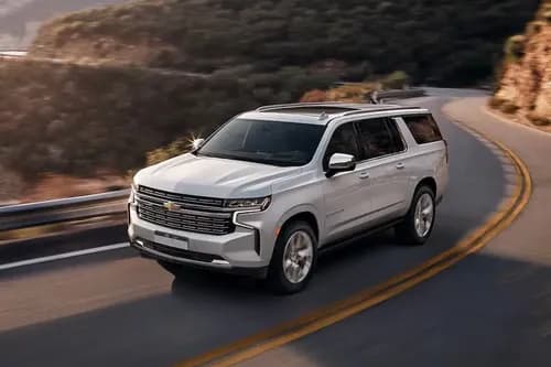 Chevrolet Suburban 2024 Left Side Front View Chevrolet Suburban 2024 Left Side Front View