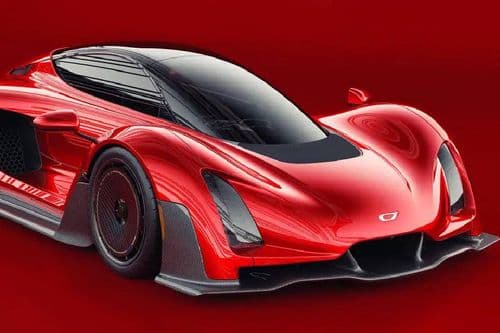 Czinger 21 C V Max 2024 Right Side Front View Czinger 21 C V Max 2024 Right Side Front View