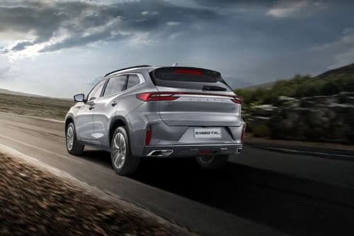 Exeed TXL Left Side Back View Exeed TXL Left Side Back View