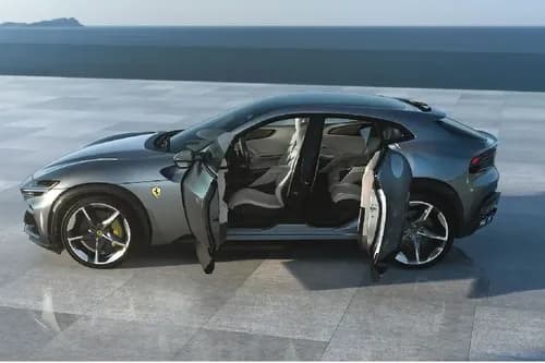 Ferrari Purosangue 2024 Left Side Door View Ferrari Purosangue 2024 Left Side Door View