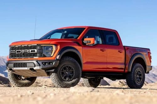 Ford F-150 Raptor Left Side Front View Ford F-150 Raptor Left Side Front View