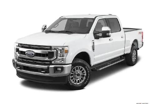 Ford Super Duty 2024 Left Side Front View Ford Super Duty 2024 Left Side Front View