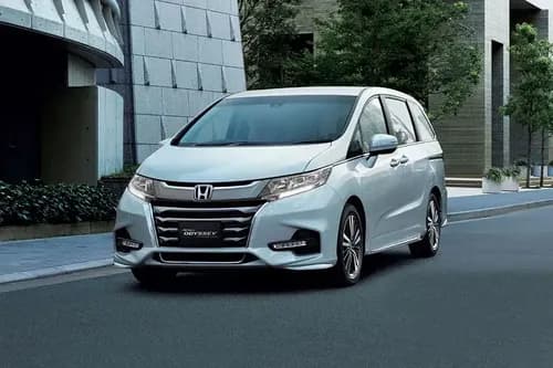 Honda Odyssey J 2024 Left Side Front View Honda Odyssey J 2024 Left Side Front View