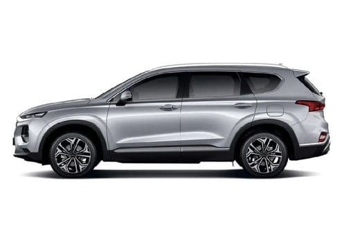 Hyundai Santa Fe 2024 Left Side View Hyundai Santa Fe 2024 Left Side View