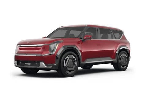 Kia EV9 2024 Left Side Front view Kia EV9 2024 Left Side Front view