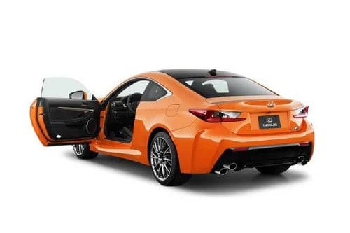 Lexus RC F 2024 Back Side View Lexus RC F 2024 Back Side View