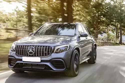 Mercedes-Benz AMG GLC 2024 Left Side Front View Mercedes-Benz AMG GLC 2024 Left Side Front View