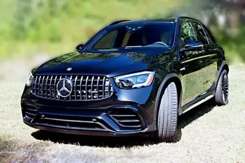 Mercedes-Benz AMG GLC 2024 Left Side Front View Mercedes-Benz AMG GLC 2024 Left Side Front View