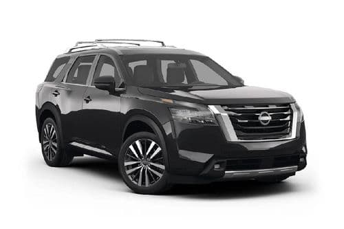 Nissan Pathfinder 2024 Right Side Front View Nissan Pathfinder 2024 Right Side Front View