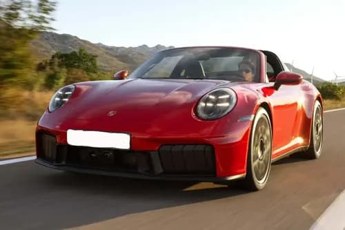 Porsche 911 Hybrid 2024 Left Side Front View Porsche 911 Hybrid 2024 Left Side Front View