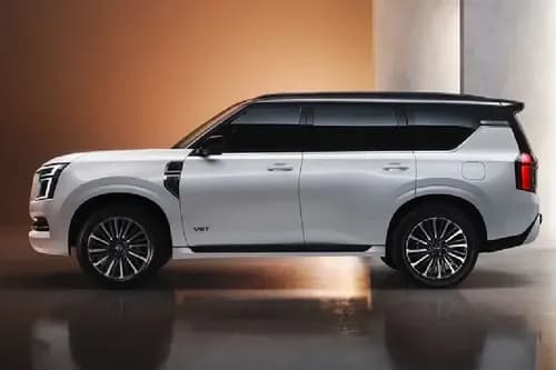 Nissan Patrol Lift Side View Nissan Patrol Lift Side View