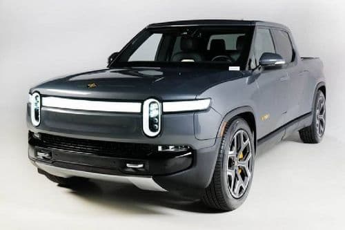 Rivian R1T Left Side Front View Rivian R1T Left Side Front View