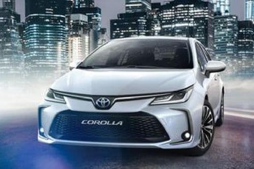 Toyota Corolla 2024 Left Side Front View Toyota Corolla 2024 Left Side Front View