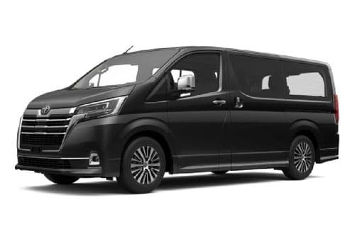 Toyota Granvia 2024 Left Side Front view Toyota Granvia 2024 Left Side Front view