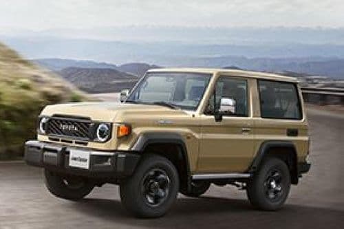 Toyota Land Cruiser 70 2024 Left Side Front view Toyota Land Cruiser 70 2024 Left Side Front view