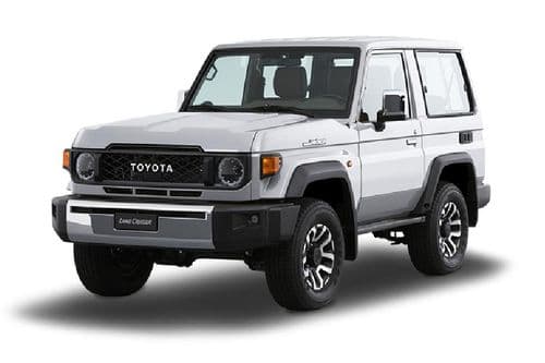 Toyota Land Cruiser 70 2024 Left Side Front view Toyota Land Cruiser 70 2024 Left Side Front view