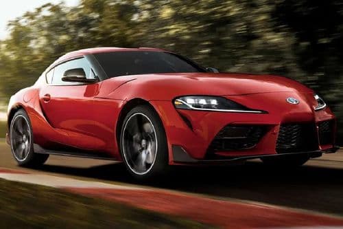 Toyota Supra 2024 Right Side Front View Toyota Supra 2024 Right Side Front View