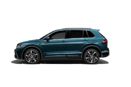 Volkswagen Tiguan 2024 Left Side View Volkswagen Tiguan 2024 Left Side View