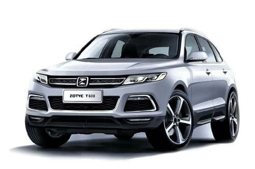 Zotye T600 Left Side Front View Zotye T600 Left Side Front View