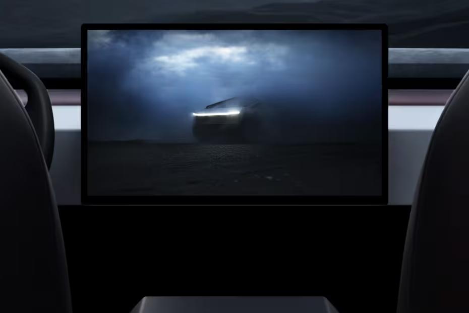 Tesla Cybertruck 2026 Floating Touchscreen Infotainment System Tesla Cybertruck 2026 Floating Touchscreen Infotainment System