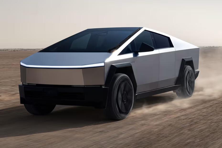Tesla Cybertruck 2026 Front Left Side Angle View Tesla Cybertruck 2026 Front Left Side Angle View