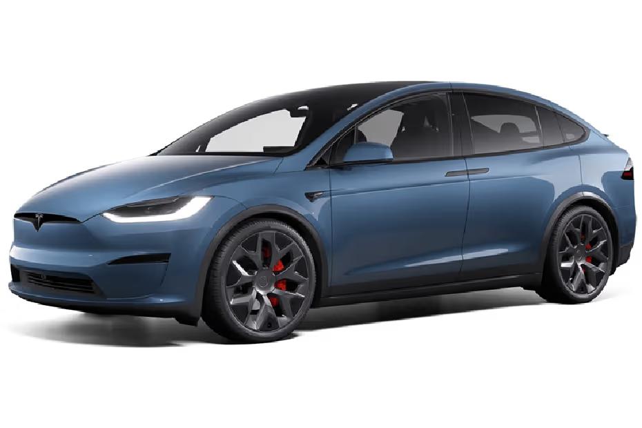 Tesla Model X 2026 SUV Frost Blue Metallic Colour