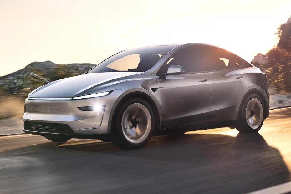 Tesla Model Y 2026 Front Left Side Angle View Tesla Model Y 2026 Front Left Side Angle View