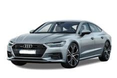 Audi A7 Sportback 2024 Left Side Front View Audi A7 Sportback 2024 Left Side Front View