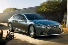 Lexus LS 2024 Right Side Front View Lexus LS 2024 Right Side Front View
