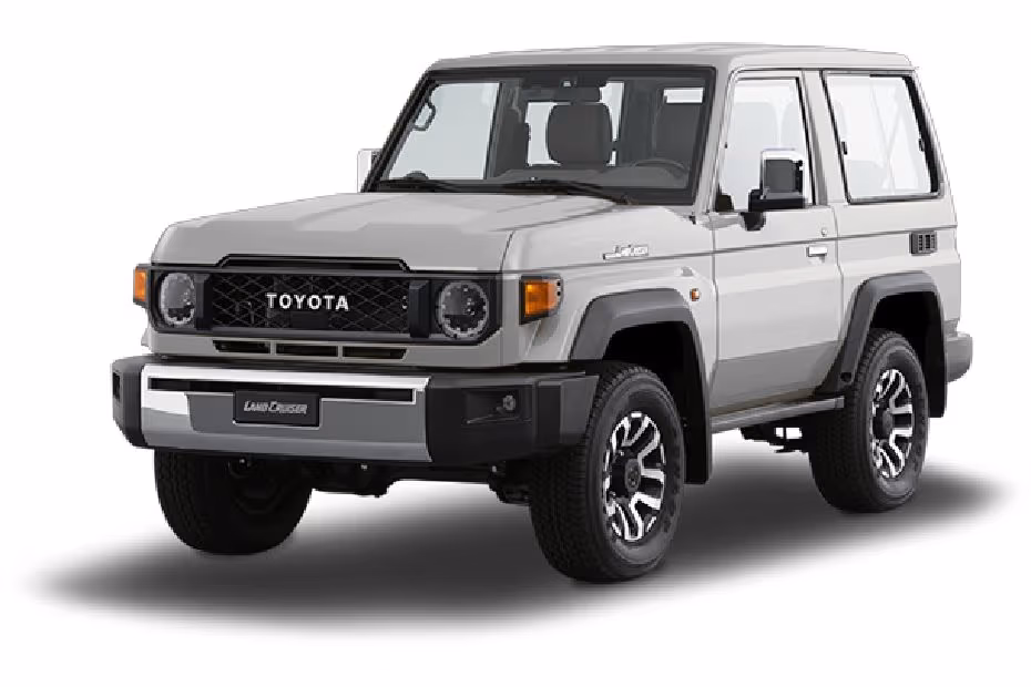 Toyota land cruiser 70 Left Front Side Angle View Toyota land cruiser 70 Left Front Side Angle View