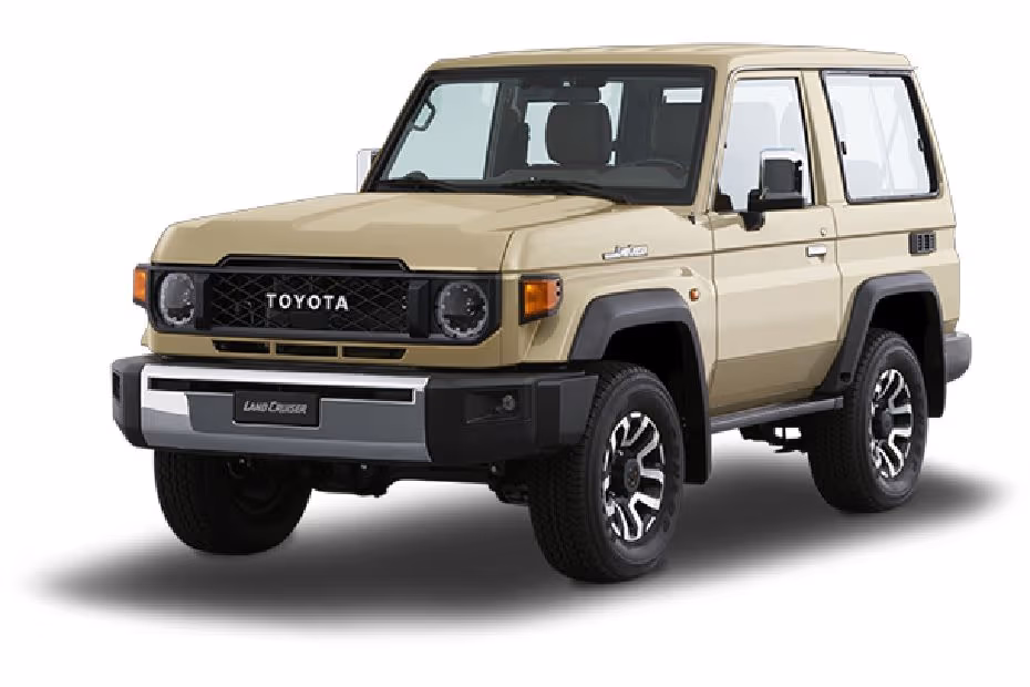 Toyota land Cruiser 70 Right Front Side Exterior View Toyota land Cruiser 70 Right Front Side Exterior View