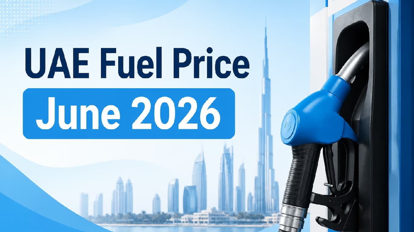 UAE Fuel Prices for June 2026 Announced: Petrol Rates Rise While Diesel Gets Cheaper UAE Fuel Prices for June 2026 Announced: Petrol Rates Rise While Diesel Gets Cheaper