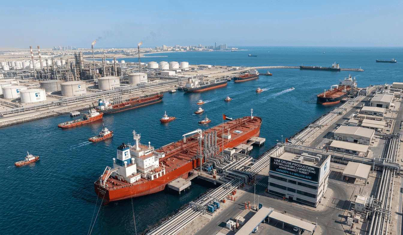 UAE Oil Production Hits Six-Year High as ADNOC Targets Asian Markets UAE Oil Production Hits Six-Year High as ADNOC Targets Asian Markets