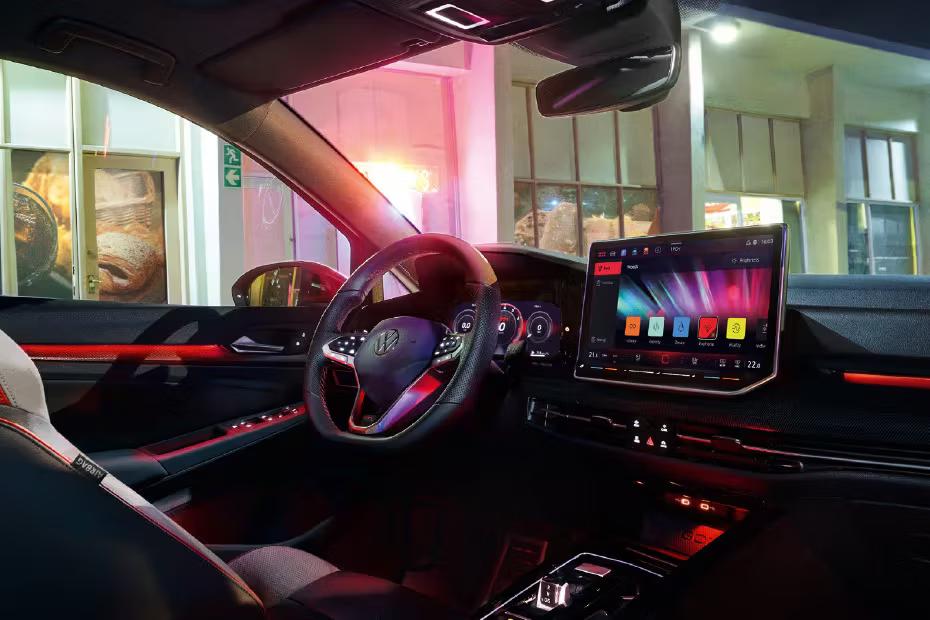 Volkswagen Golf GTI Dashboard Layout 12.9-inch Touchscreen With 10.25-inch Digital Cluster Standard. Volkswagen Golf GTI Dashboard Layout 12.9-inch Touchscreen With 10.25-inch Digital Cluster Standard.