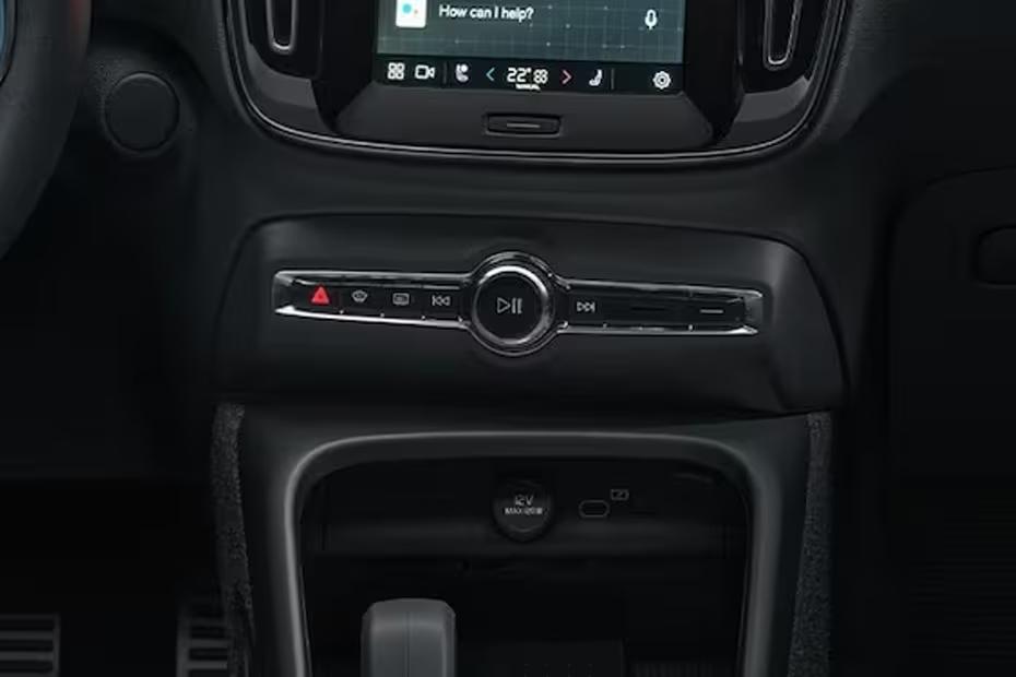Volvo C40 Recharge 2026 dashboard climate control system AC controls Volvo C40 Recharge 2026 dashboard climate control system AC controls