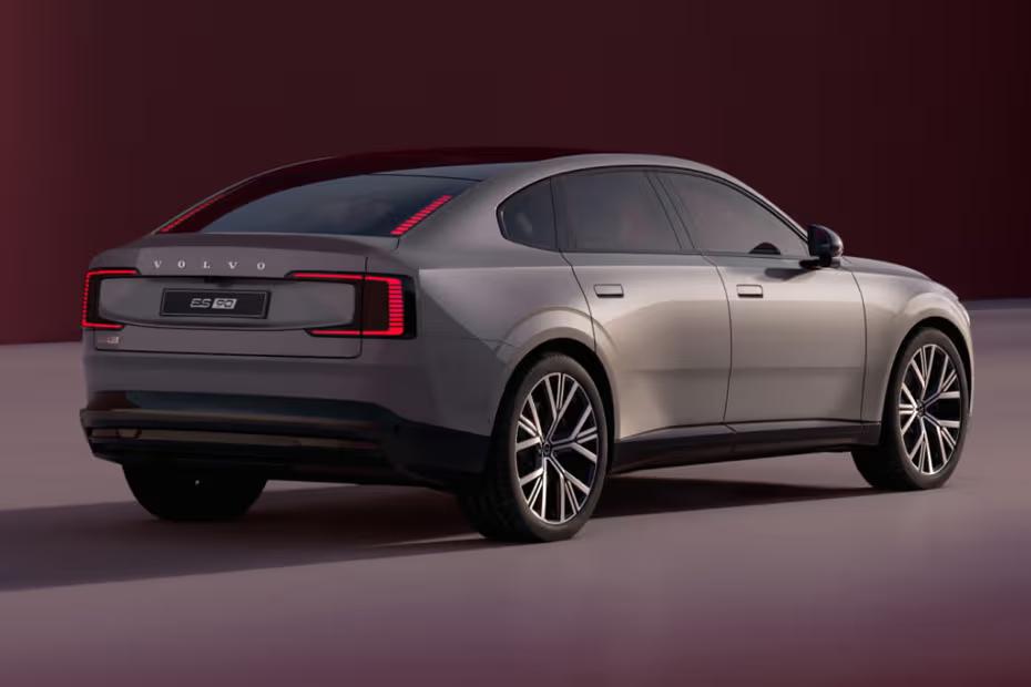 Volvo ES90 2026 Sedan Rear Left side angle view Volvo ES90 2026 Sedan Rear Left side angle view